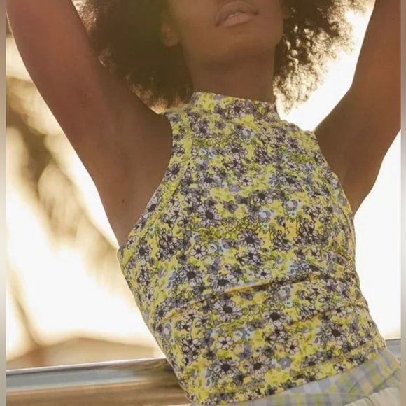 Free People Wishful Floral Printed Tank Top - Picture 3 of 8